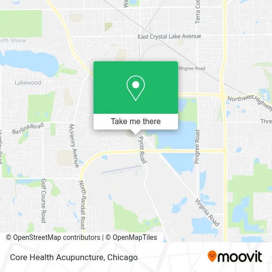 Core Health Acupuncture map