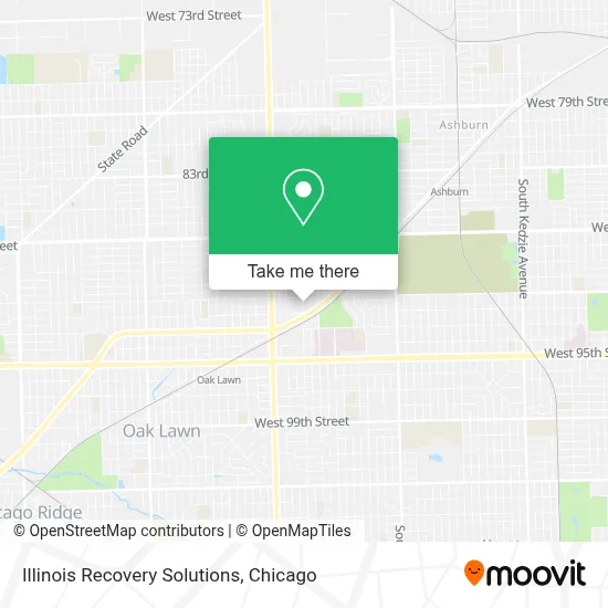 Illinois Recovery Solutions map