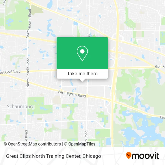 Great Clips North Training Center map