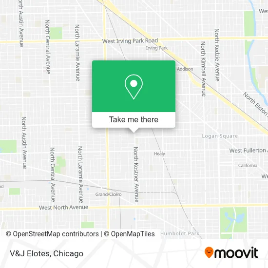 V&J Elotes map