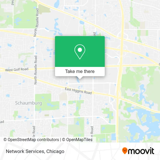 Network Services map