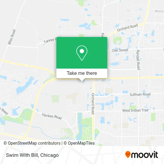Swim With Bill map