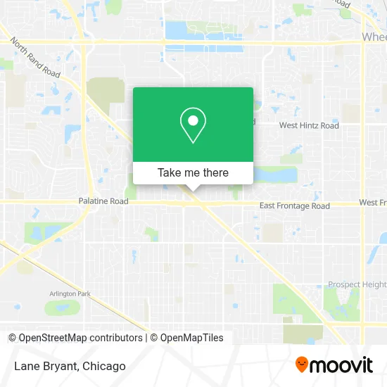 Lane Bryant map