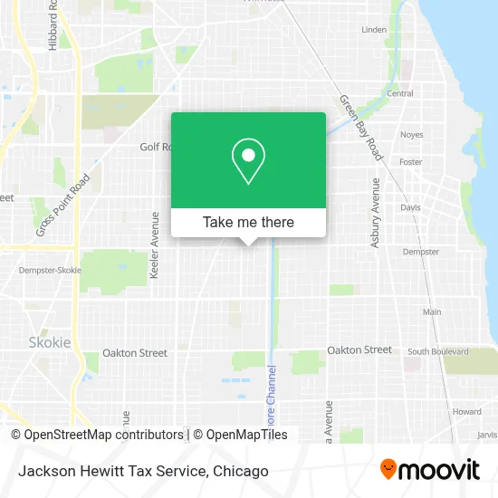 Jackson Hewitt Tax Service map