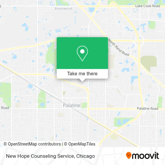 New Hope Counseling Service map