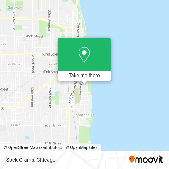 Sock Grams map