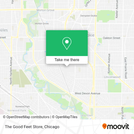 The Good Feet Store map