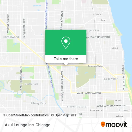 Azul Lounge Inc map