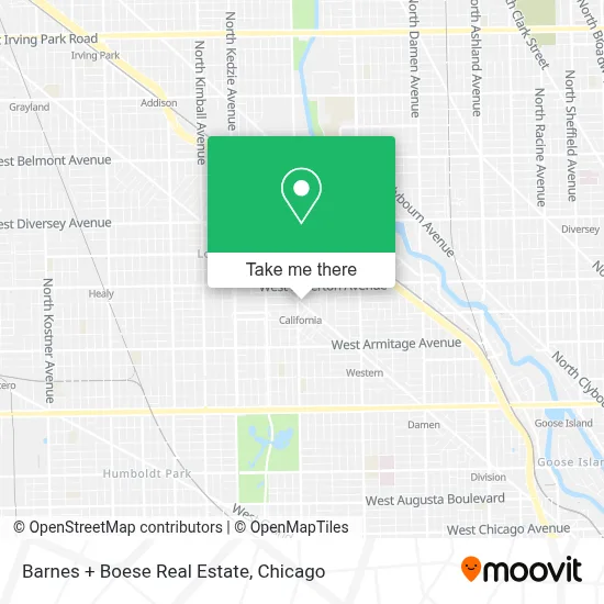 Barnes + Boese Real Estate map