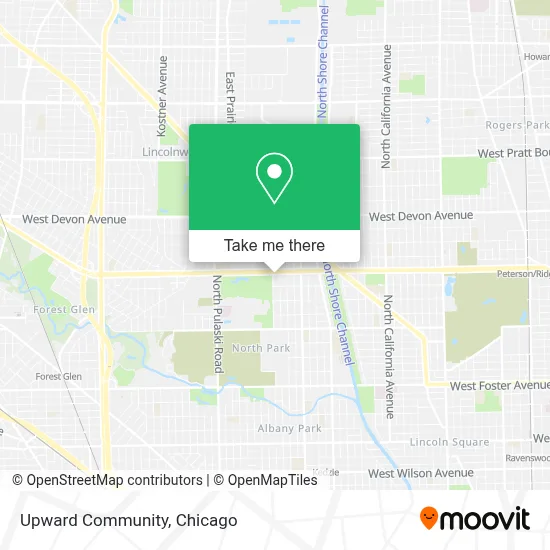 Upward Community map