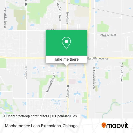 Mochamonee Lash Extensions map