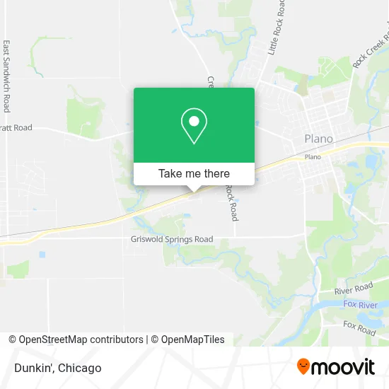 Dunkin' map