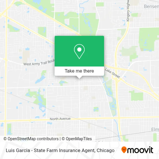 Luis Garcia - State Farm Insurance Agent map