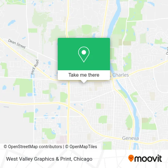 West Valley Graphics & Print map