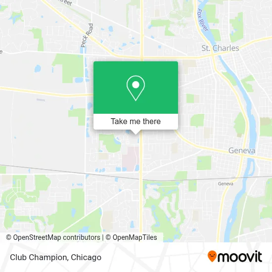 Club Champion map