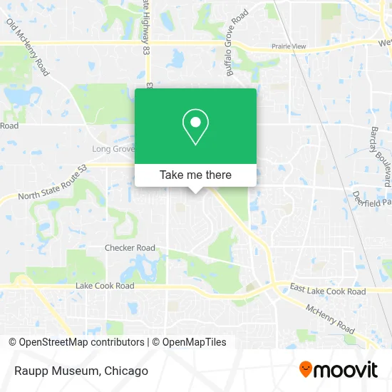 Raupp Museum map