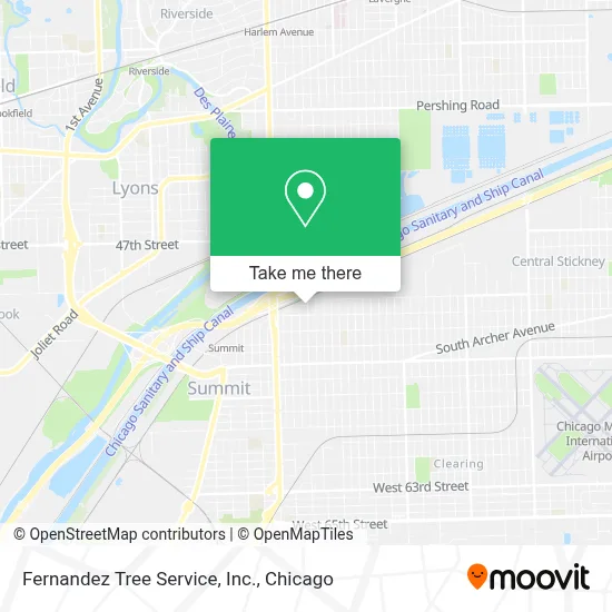 Fernandez Tree Service, Inc. map