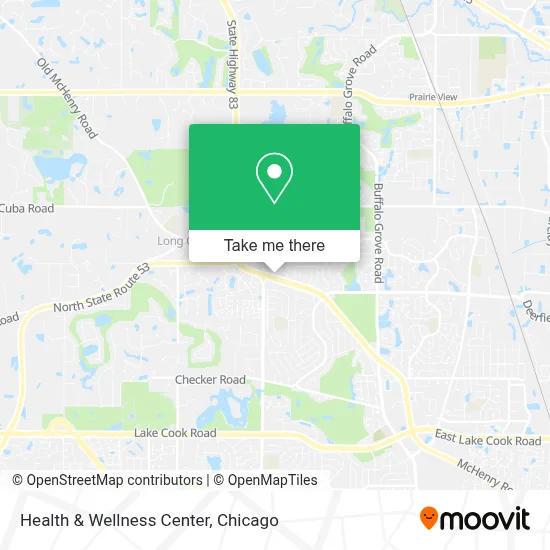 Health & Wellness Center map
