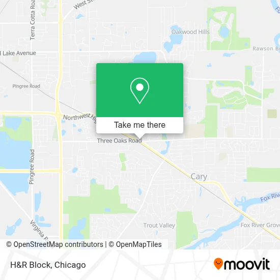 H&R Block map
