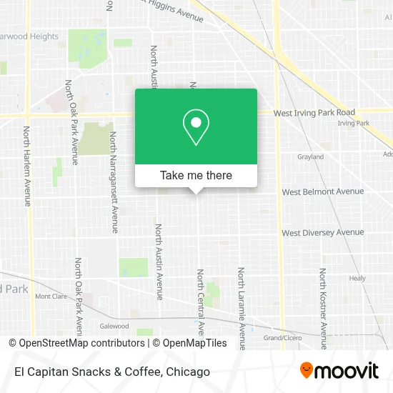El Capitan Snacks & Coffee map