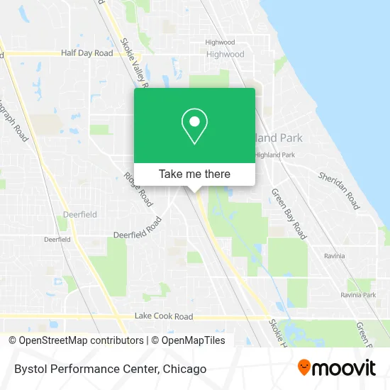 Bystol Performance Center map