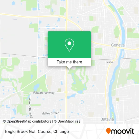 Eagle Brook Golf Course map