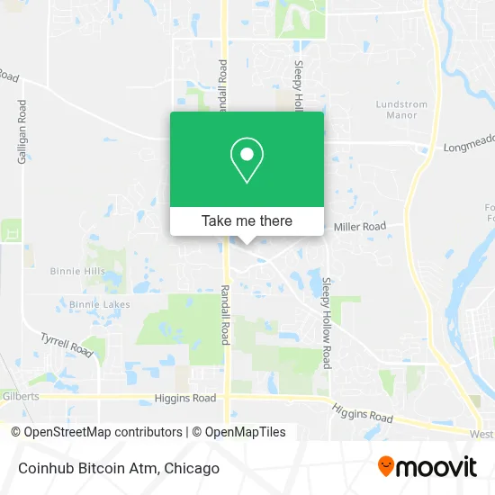 Coinhub Bitcoin Atm map