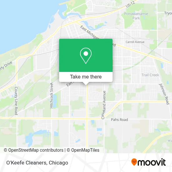 O'Keefe Cleaners map