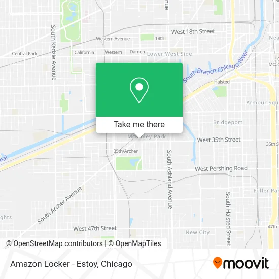 Amazon Locker - Estoy map