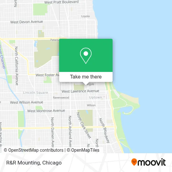 R&R Mounting map
