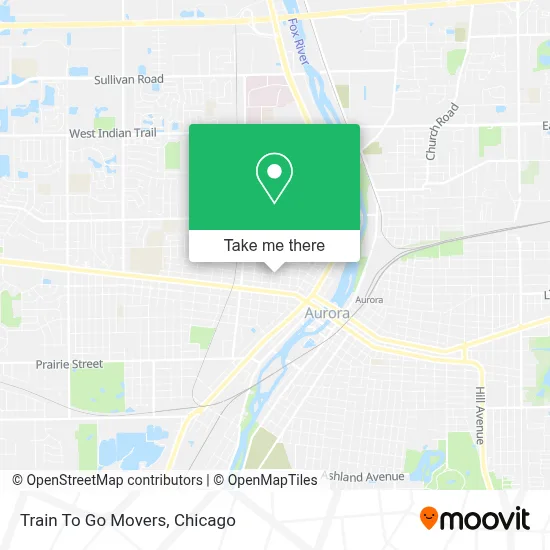 Train To Go Movers map