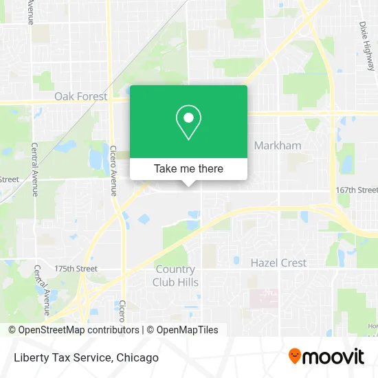 Liberty Tax Service map