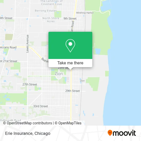 Erie Insurance map