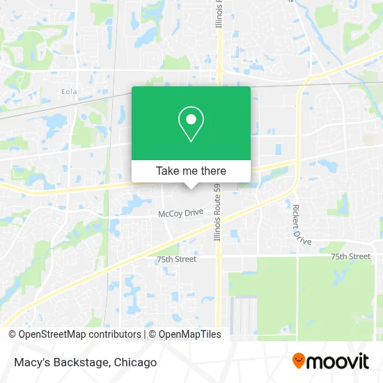 Macy's Backstage map