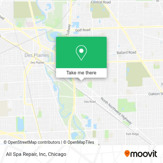 All Spa Repair, Inc map