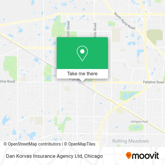Dan Korvas Insurance Agency Ltd map