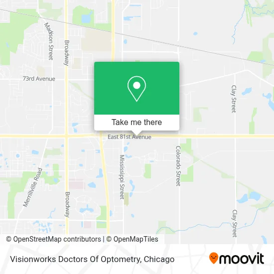 Visionworks Doctors Of Optometry map
