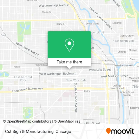 Cst Sign & Manufacturing map