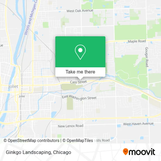 Ginkgo Landscaping map