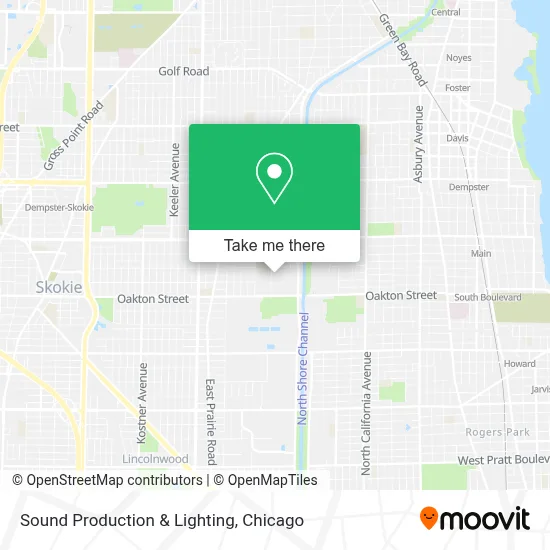 Sound Production & Lighting map