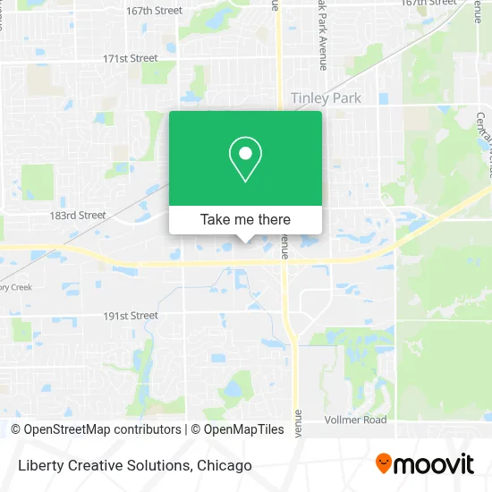 Liberty Creative Solutions map