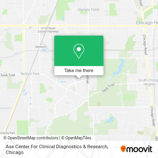 Ase Center For Clinical Diagnostics & Research map