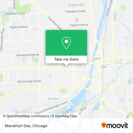 Marathon Gas map