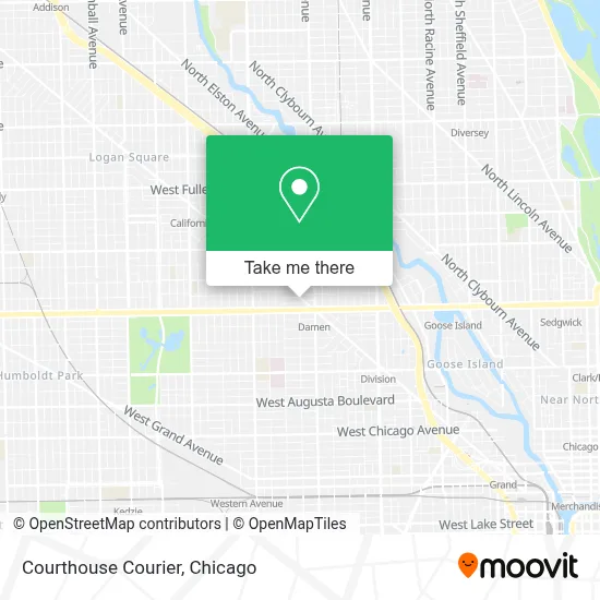 Courthouse Courier map