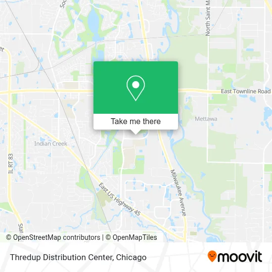 Thredup Distribution Center map