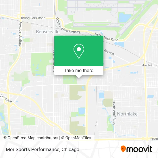 Mor Sports Performance map
