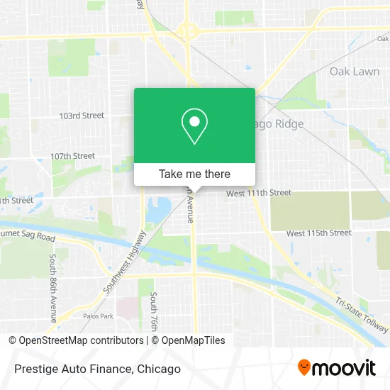 Prestige Auto Finance map