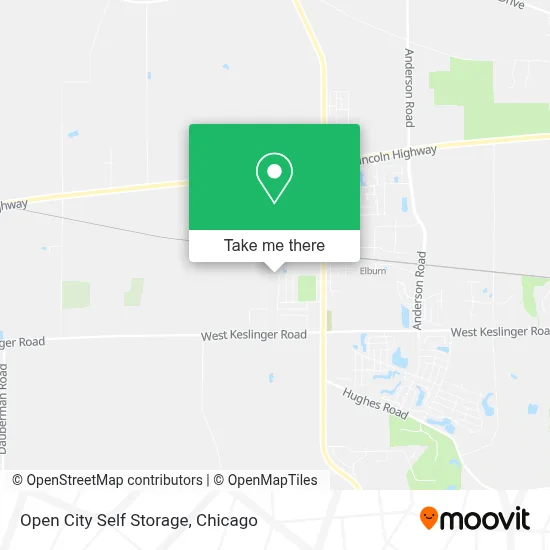 Open City Self Storage map