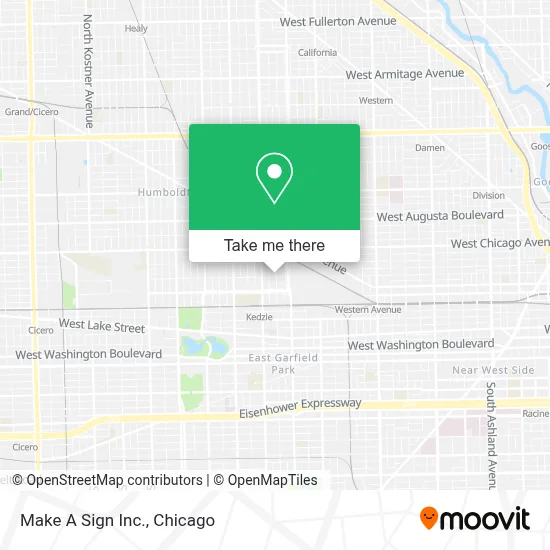 Make A Sign Inc. map