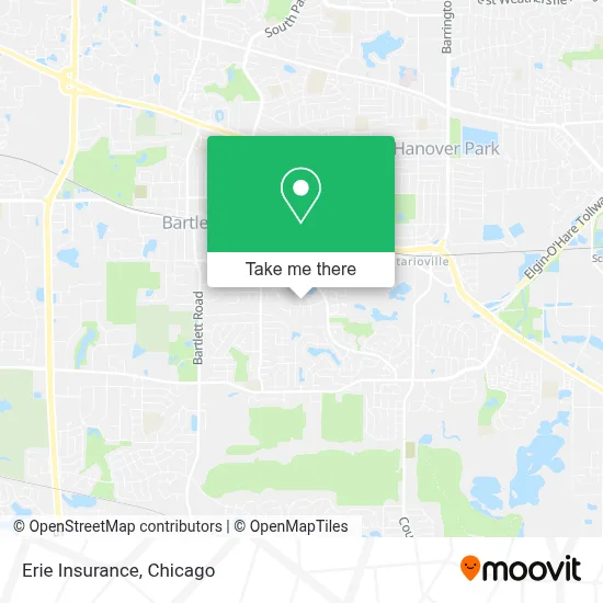 Erie Insurance map